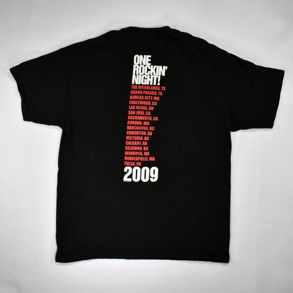 Y2K Rod Stewart Double Sided Tour T-Shirt - XL - Picture 2 of 8